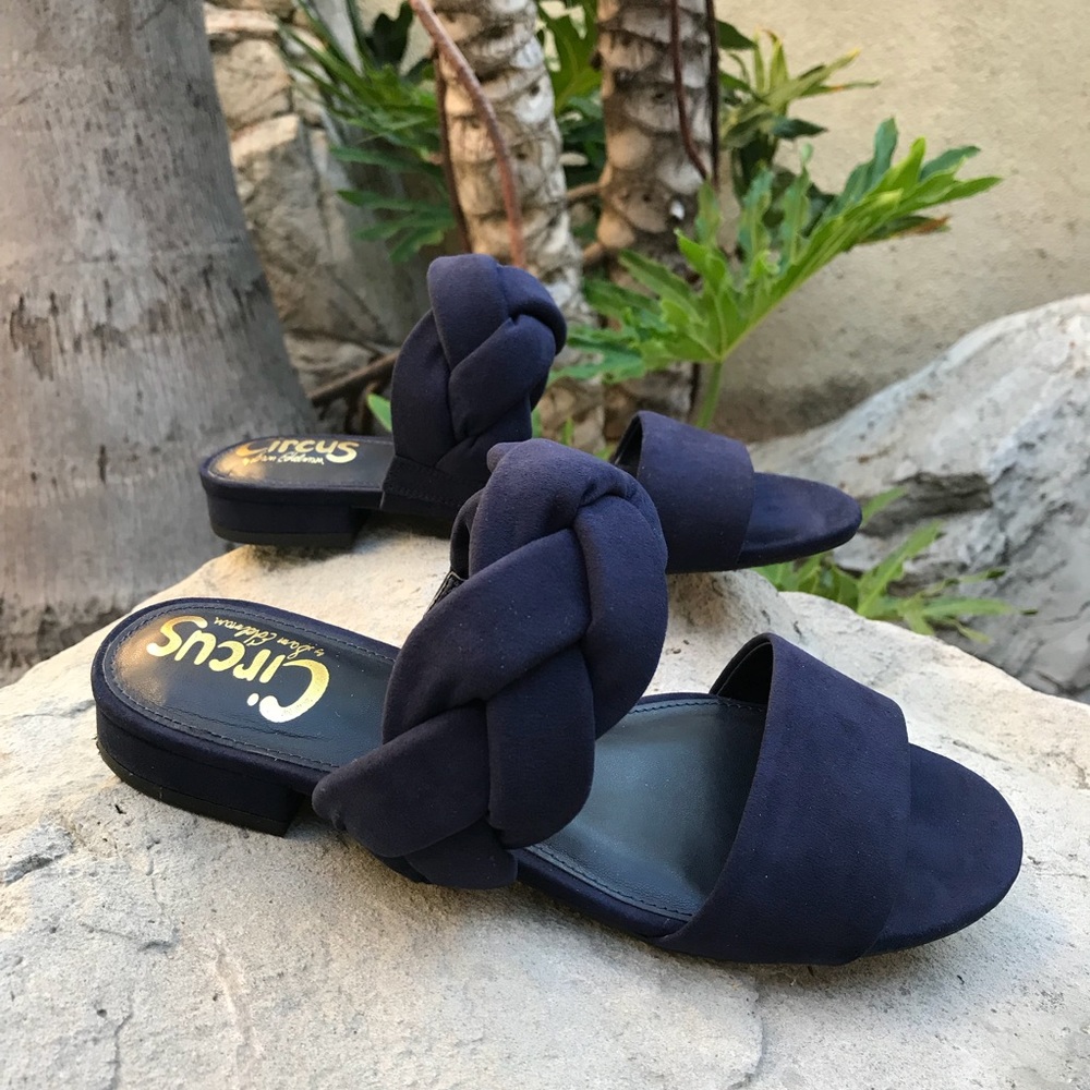 CIRCUS BY SAM EDELMAN Danielle Slide Sandals Navy